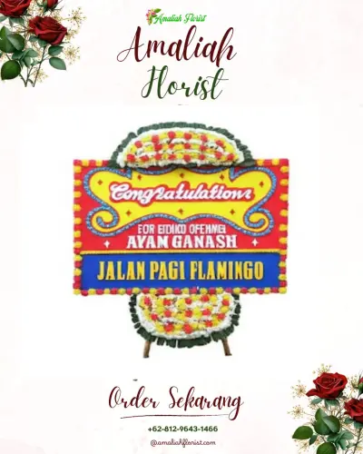 Bunga Papan Congratulation di Punggelan
